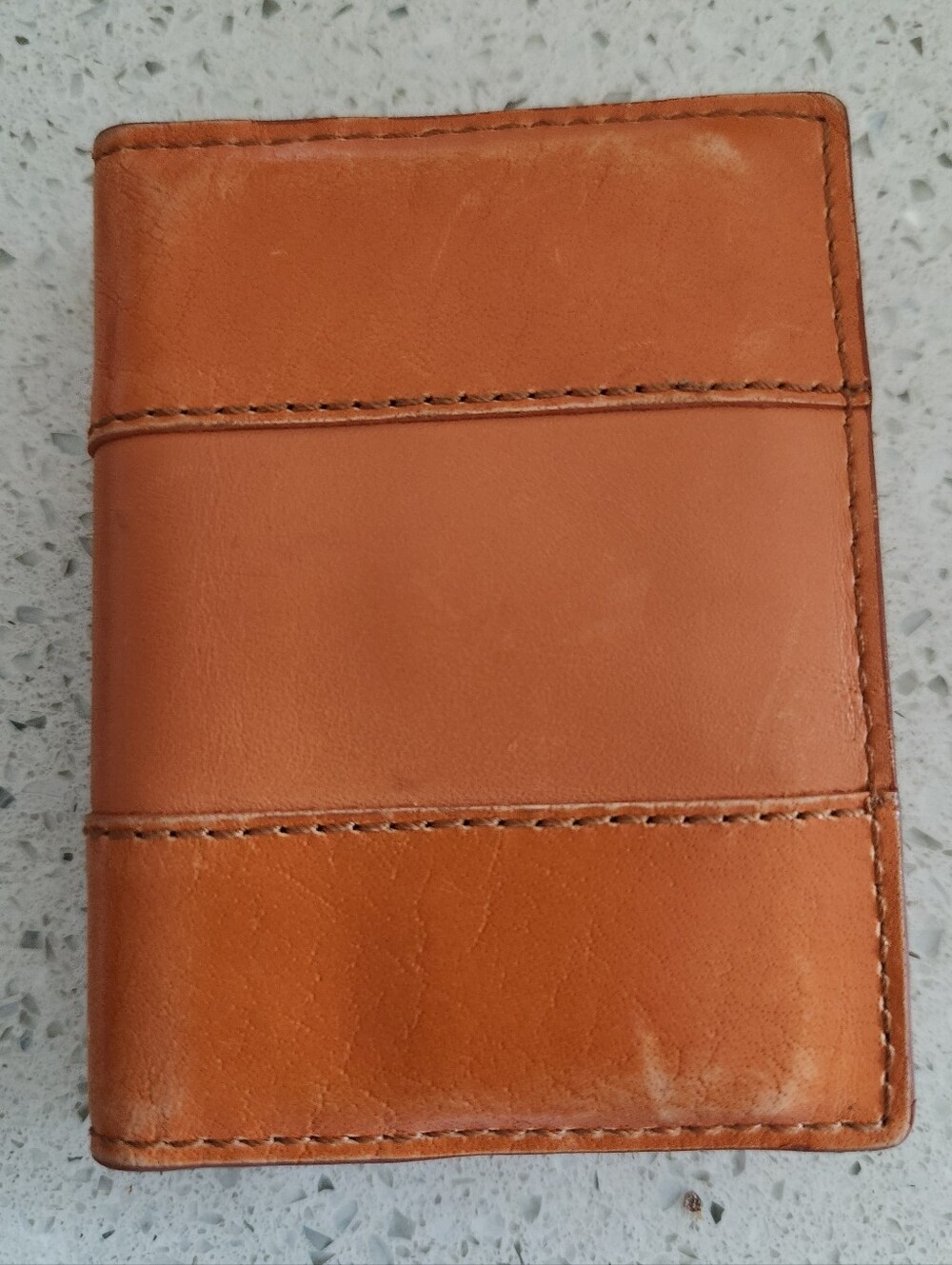 Fossil Deep Tan Leather Wallet